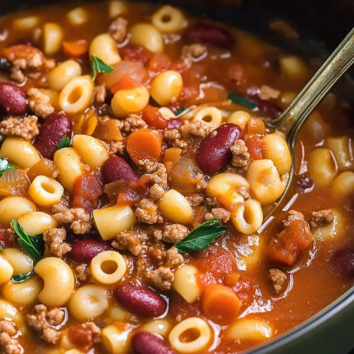 Perfectly Cozy: Easy Copycat Olive Garden Pasta e Fagioli 6 Copycat Olive Garden Pasta e Fagioli