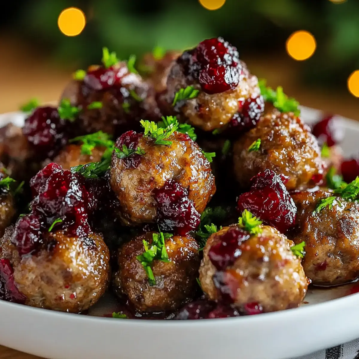 Christmas Cranberry Meatballs: Sweet & Savory Holiday Appetizers Everyone Will Love